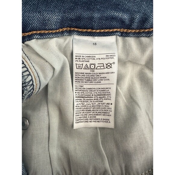 Old Navy Women's Power Straight High Rise Secret Slim Pockets Jeans Size 18 NWT - Picture 4 of 6